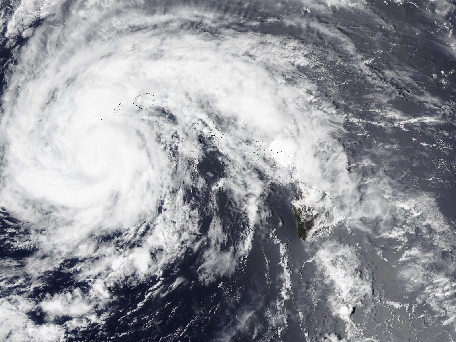 Satellite photo of Hurricane Lala (2026)